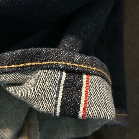 Polo Ralph Lauren Sullivan Slim Selvedge Jeans Men's W31 Button Fly Blue Denim - Picture 7 of 10